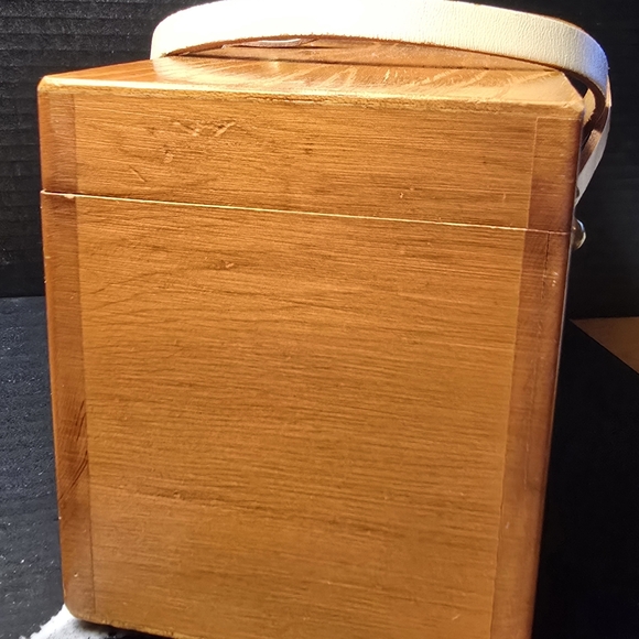 Enid Collins Vintage Wooden Box Purse with "Money Tree" Design 1960s - Picture 11 of 11